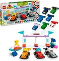 Produktbild: LEGO® F1® Team Rennautos mit Rennfahrern (10445), LEGO DUPLO Town Konstruktionsspielsteine, (70 St), Made in Europe