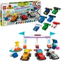Produktbild: LEGO 10445 DUPLO F1 Team Rennautos mit Rennfahrern, Konstruktionsspielzeug