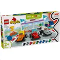 Produktbild: LEGO® DUPLO® Town F1® Team Rennautos mit Rennfahrern 10445