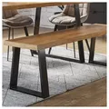 Produktbild: Vicco Tischbein, Schwarz, 40 x 42 cm Trapezförmig schwarz Ø 40.1 cm x 40.1 cm x 42 cm x 8 cm