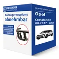 Produktbild: Westfalia Anhängerkupplung abnehmbar für OPEL Crossland X Typ P17/ 75 AHK