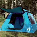 Produktbild: Kuppel-Campingzelt 4 Personen Blau Quick Release