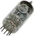 Produktbild: BTB Vertrieb ECF 80 = 6 BL 8 Elektronenröhre Triode-Pentode 100 V, 170V 14 mA, 10mA Polzahl: 9 Sockel: Noval Inhalt 1St.