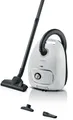 Produktbild: Bosch Serie 4 BGB41WH1 Staubsauger mit Beutel, Reichweite 11 m, Staubbeutel XL, Stoffdüse, Schlitzdüse, integrierter Zubehörhalter, Weiß