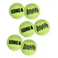 Produktbild: KONG – Squeakair Balls – Premium-Hundespielzeug, Quietschende Tennisbälle, Zahnschonend – Für Mittelgroße Hunde (6er–Pack)