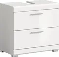 Produktbild: Waschbeckenunterschrank Scout mit Schubkästen weiß Hochglanz / weiß