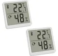 Produktbild: TFA Dostmann Thermo-Hygrometer 2er Set 30.5059.02.02 Wetterstation