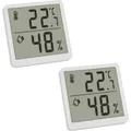 Produktbild: TFA Dostmann 30.5059.02.02 Thermo-/Hygrometer  2 St.