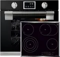 Produktbild: Kaiser Küchengeräte Backofen-Set Herd Set Autark Einbau Backofen, 11 Funktionen, 79L, 60 cm + Glaskeramikkochfeld 60 cm, 4 QuickHeat-Kochzonen Hi-Light EH 6338 S+ KCT 6715, mit 1-fach-Teleskopauszug, Pyrolytische Selbstreinigung