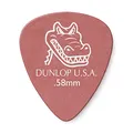 Produktbild: JIM DUNLOP Plektrum Gator Grip en Polycarbonate, 0,58mm, Rot, 12 Stück