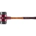 Produktbild: HALDER SIMPLEX Schonhammer Ø 80 mm Gummi schwarz mit Tempergussgehäuse Hammer