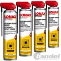 Produktbild: 4x 400 ml SONAX ELEKTRONIK/ KONTAKTREINIGER SPEZIAL REINIGER MIT EASYSPRAY