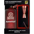 Produktbild: Jägermeister Manifest mit Geschenkbox + Stirrer und Jigger 38% Vol