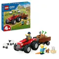 Produktbild: LEGO City Traktor mit Anhänger - Bauernhof Spielzeug mit Traktor & Tierfiguren - Montessori Spielsets für Jungen und Mädchen ab 4 Jahren - Geschenk mit 2 Minifiguren 60461