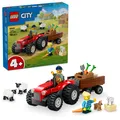 Produktbild: LEGO CITY: Roter Bauernhof-Traktor mit Anhänger & Schaf (60461)