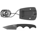 Produktbild: MFH Neck II Messer stonewashed Kunststoff-Scheide Kette 5 cm Klinge Glattschliff