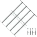 Produktbild: Fenstergitter Verstellbar Mit 4 Querstäben 500-650 Mm Vidaxl