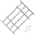Produktbild: Fenstergitter Verstellbar mit 4 Querstäben 500-650 mm