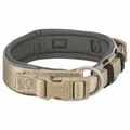 Produktbild: Trixie Halsband für Hund Premium extra breit Sand/Graphit grau