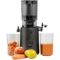 Produktbild: CHEF CUISINE International Slow Juicer | Entsafter, 150 W, Große Öffnung für ganze Früchte, 1 L Behälter, austauschbare Siebe, für Saft und S... - Schwarz