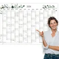 Produktbild: heaven+paper® Wandkalender 2026 | Jahresplaner 2026 A1 | Jahreskalender 26 aus FSC zertifizierten Naturpapier | 12 Monate mit Feiertagen | Calendar made in Germany | XXL Wandkalender | Wandplaner