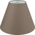 Produktbild: Wogati® Premium Lampenschirm E14/E27 Baumwolle |Braun / Größe: M