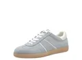 Produktbild: Plateausneaker TAMARIS, Damen, Gr. 37, hellblau, weiß, Lederimitat, Veloursleder, unifarben mit Farbeinsatz, Schuhe Plateausneaker