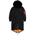 Produktbild: Alpha Industries Winterjacke Long Fishtail W schwarz L (40/42)