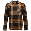 Produktbild: M Project Flannel, Men's Sportswear Top, 9623 Black-Flax Plaid, M, Black Diamond, AP7440639623MED1 - Braun - M