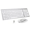 Produktbild: Tastatur Maus Set Kabellos, Kabellose Tastatur und Maus, Wiederaufladbare, De...