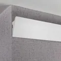 Produktbild: PROVISTON Licht Stuckleiste 38 x 70 x 2000 mm Moderne Lichtleiste für die Decke LED Deckenleiste Kunststoff Weiß Wasserfest, Robust und Langlebig