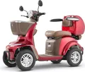 Produktbild: VEVOR Elektromobil mit 4 Rädern, Mobilitätsroller 227 kg Tragkraft, Seniorenmobil 35 km Reichweite mit 3 Gang, 1000 W elektrischer Freizeit-Rollstuhl für jedes Gelände, max. Steigfähigkeit 20°
