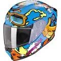 Produktbild: Scorpion EXO-JNR Air Fun, Integralhelm Kinder - Blau/Orange - L