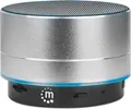 Produktbild: Manhattan Metallic Bluetooth Speaker (Clearance Pricing), Splashproof, Range 10m, microSD card reader, Aux 3.5mm connector, USB-A charging cable included (5V charging)