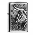 Produktbild: ZIPPO Street chrom Taurus Emblem Tierkreiszeichen 2006501