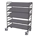 Produktbild: VarioFit Eurokastenwagen 5 Holzböden RAL 7016