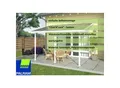 Produktbild: Palram Canopia Feria Terrassenüberdachung weiß 425x298x260-305 in cm (LxBxH)