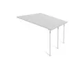 Produktbild: Palram-Canopia Terrassenüberdachung Feria 3x4 weiß TxB 295x425cm 8mm HKP