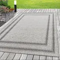 Produktbild: SIMPEX Outdoor Teppich, Bordüre Design, Teppich Natur, 60 x 100 cm, Teppich modernen Stil, Küche, Balkon, Terrasse, Garten, Picknick