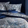 Produktbild: Traumschlaf Mako-Satin Bettwäsche Modern Classic Heerlen Indigo