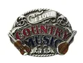 Produktbild: Tiptop Home Gürtelschnalle Country Music Musik Western 3D Optik für Wechselgü...