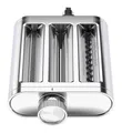 Produktbild: KitchenAid Metall 3-in-1 Nudelvorsatz 5KSM3MPA, Nudelroller, Schneider, enthält Nudelwalze, Spaghettischneider und Fettuccine Cutter, Edelstahl-Aufsatz für KitchenAid Standmixer