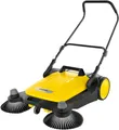 Produktbild: KÄRCHER Handkehrmaschine S6 86 cm Arbeitsbreite mit 2 Seitenbesen Gelb B-Ware