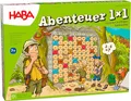 Produktbild: HABA -303717 -benteuer 1x1, Rechen- und Lernspiel zum spielerischen Trainieren des Einmaleins, Multiplizieren im Zahlenraum 1-100, Cleveres Spielprinzip mit Selbstkontrolle, Spiel ab 7 Jahren