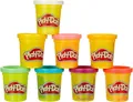 Produktbild: Play-Doh E5044 Knete Regenbogenfarben 8x56g 8er Pack Modellieren ab 2 Jahren