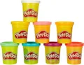 Produktbild: Play-Doh E5044 Knete Regenbogenfarben 8x56g 8er Pack Modellieren ab 2 Jahren
