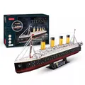 Produktbild: 6944588205218 Puzzle 3D 266 elementów. Titanic (wersja LED) Dante