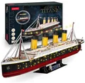 Produktbild: 3D-Puzzle Cubic Fun Titanic LED, 266 Teile