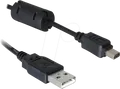 Produktbild: DELOCK 82417 - Kamerakabel USB-A Stecker zu Olympus 12-Pin 1 m