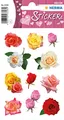 Produktbild: HERMA Sticker DECOR ´Rosenblüten bunt´, Sie erhalten 1 Stück á 3 Blatt
